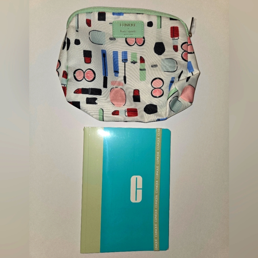 Clinique x Kate Spade Cosmetic Bag Clutch & Journal Set